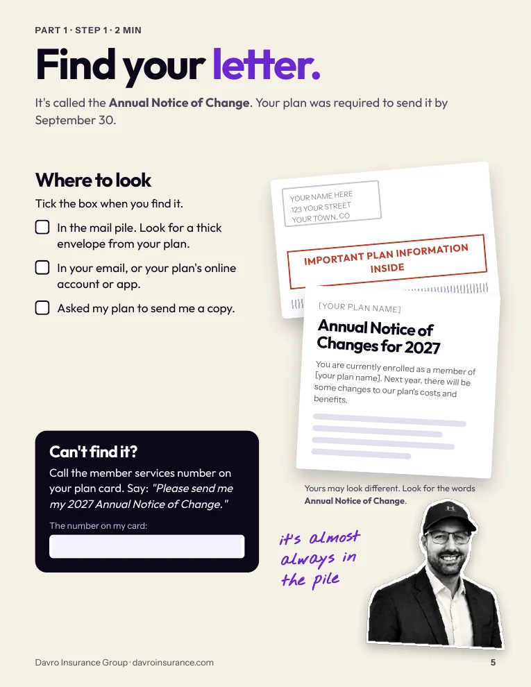 Kit page: Find your letter
